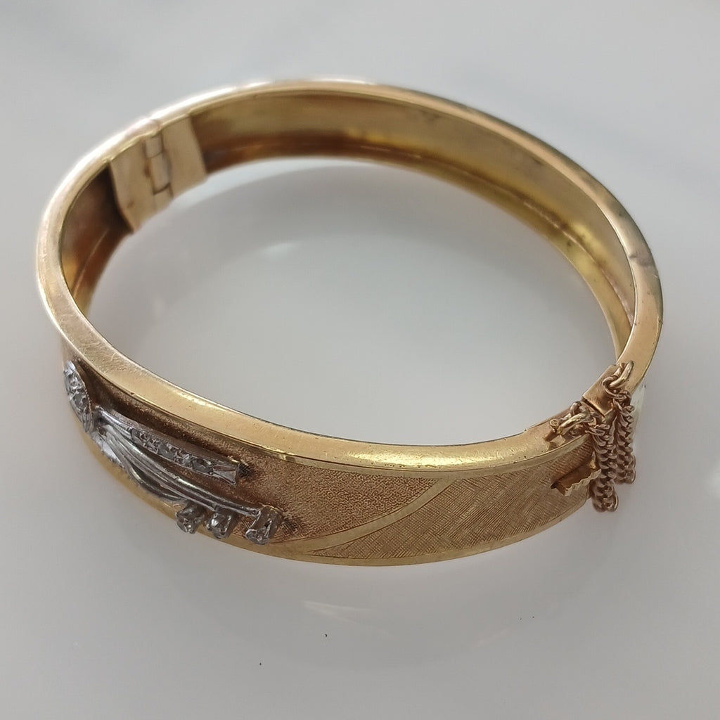 PULSERA RIGIDA ORO 18 K 27.7 GRMS (SEMINUEVO)