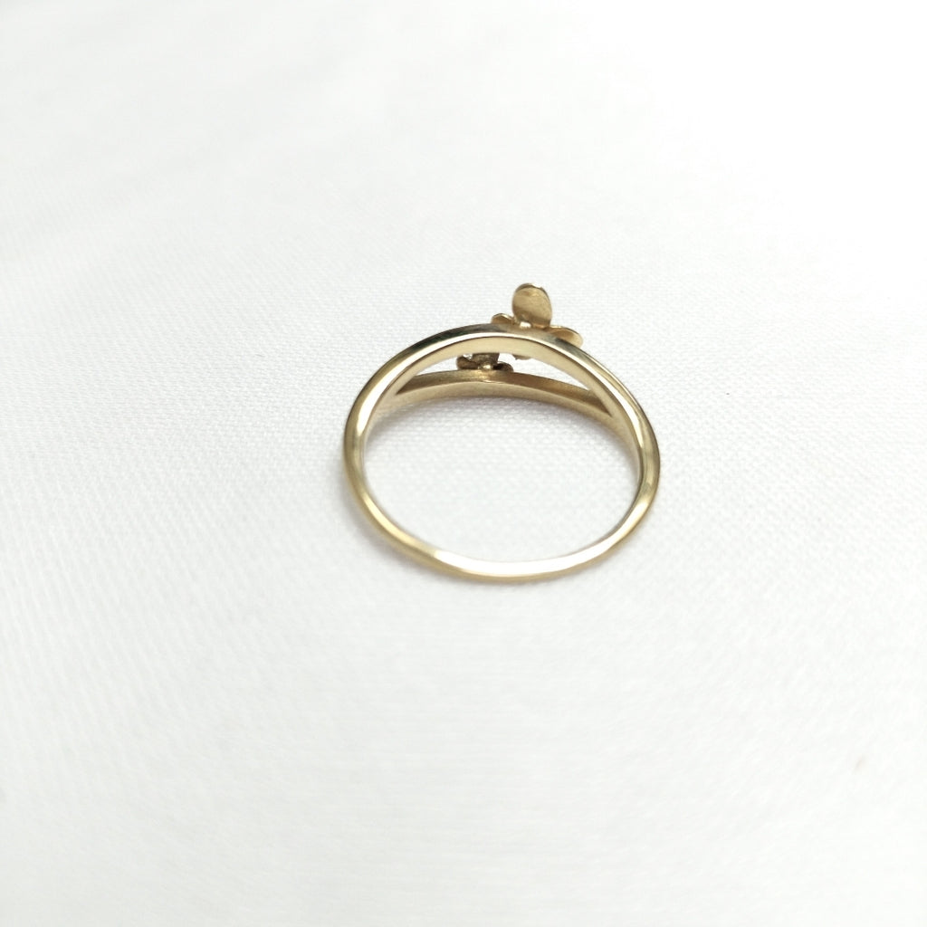 ANILLITO ORO, ORO COMBINADO 14 K 2.1 GRMS (SEMINUEVO)