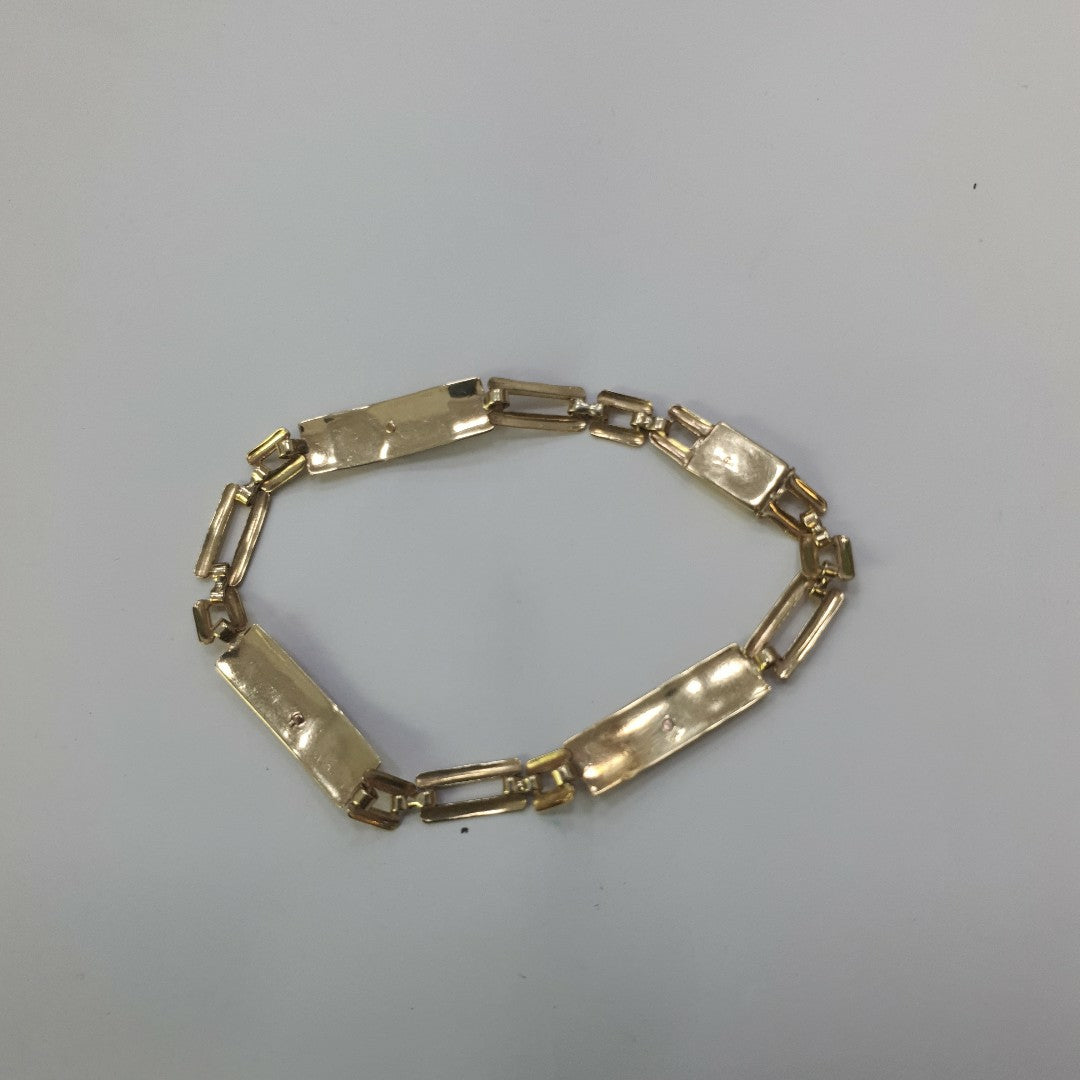 PULSERA ORO COMBINADO 10 K 9,00 GRMS (SEMINUEVO)