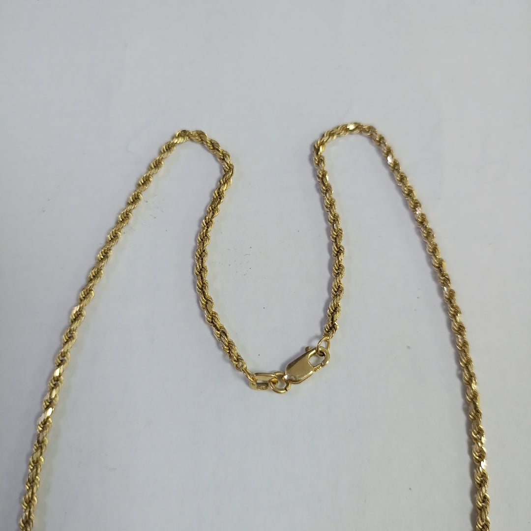 CADENA ORO 14 K 3.2 GRMS (SEMINUEVO)
