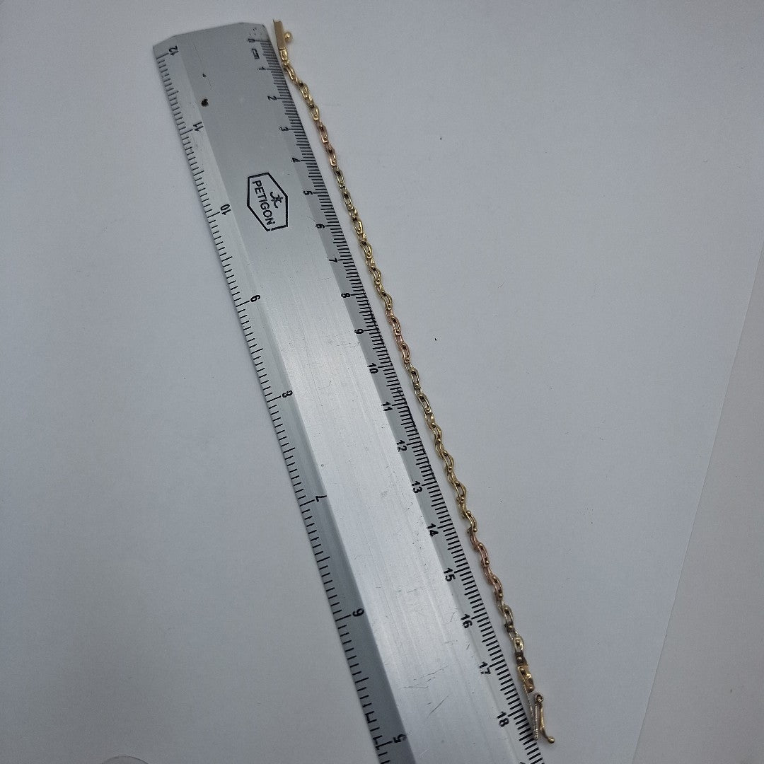 PULSERA ORO 14 K 4.4 GRMS (SEMINUEVO)