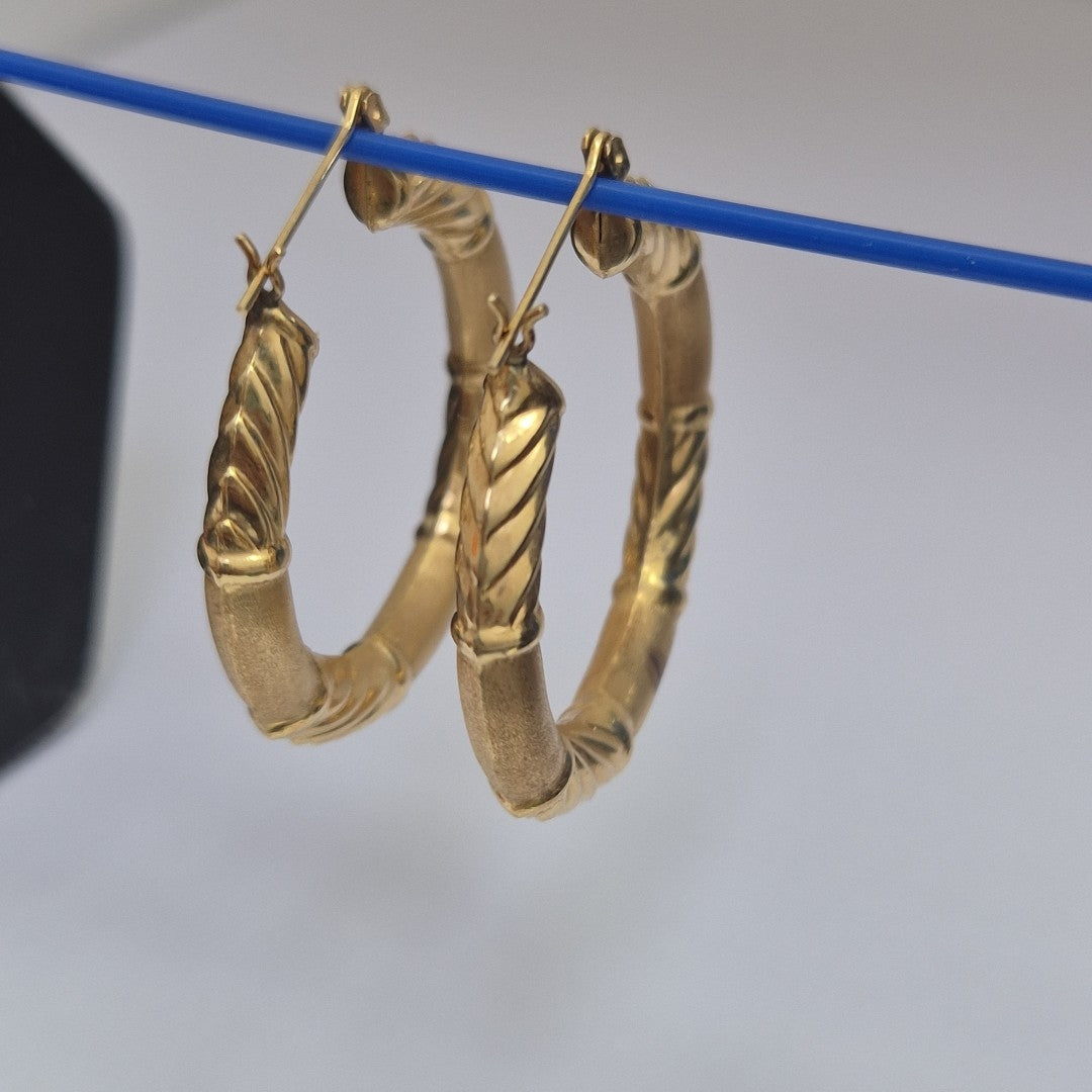 ARRACADAS PAR ORO 10 K 5,60 GRMS (SEMINUEVO)