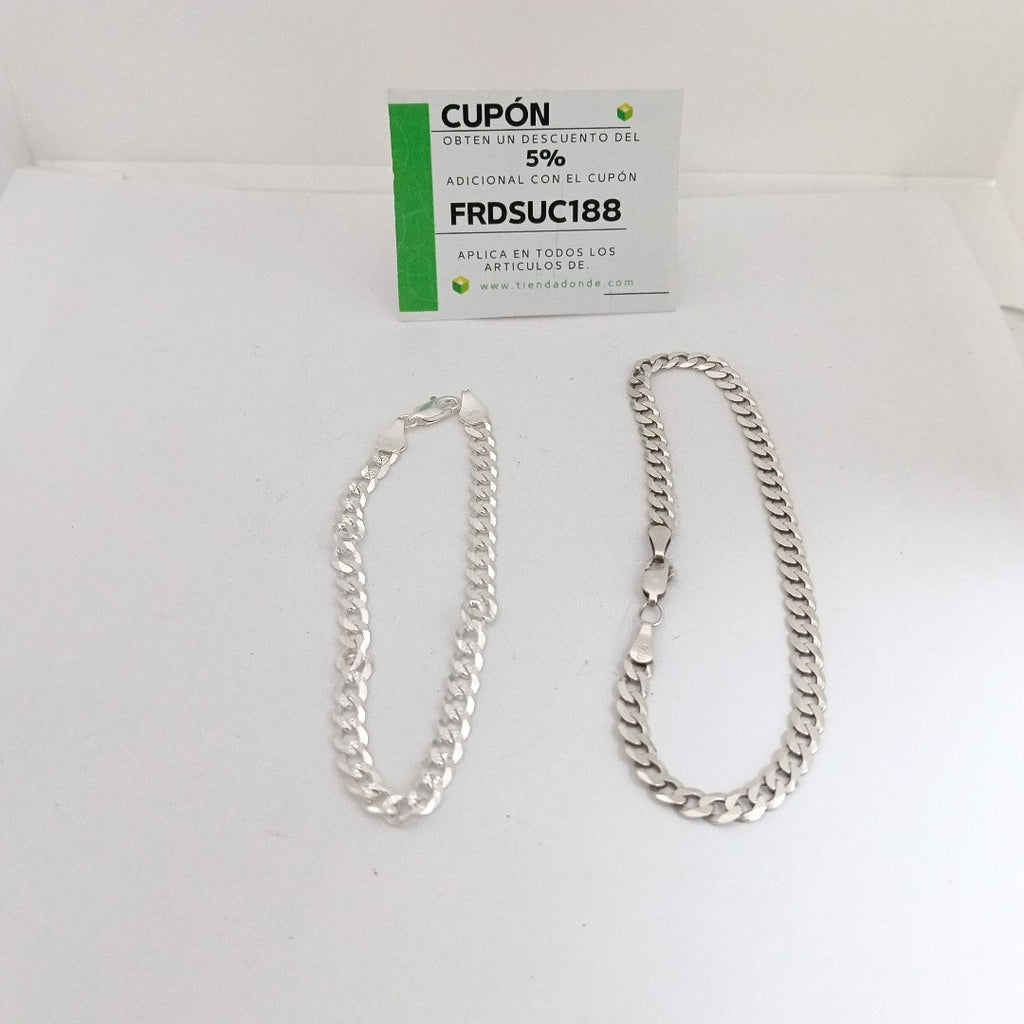 PULSERA PLATA 12.7 GRMS (SEMINUEVO)