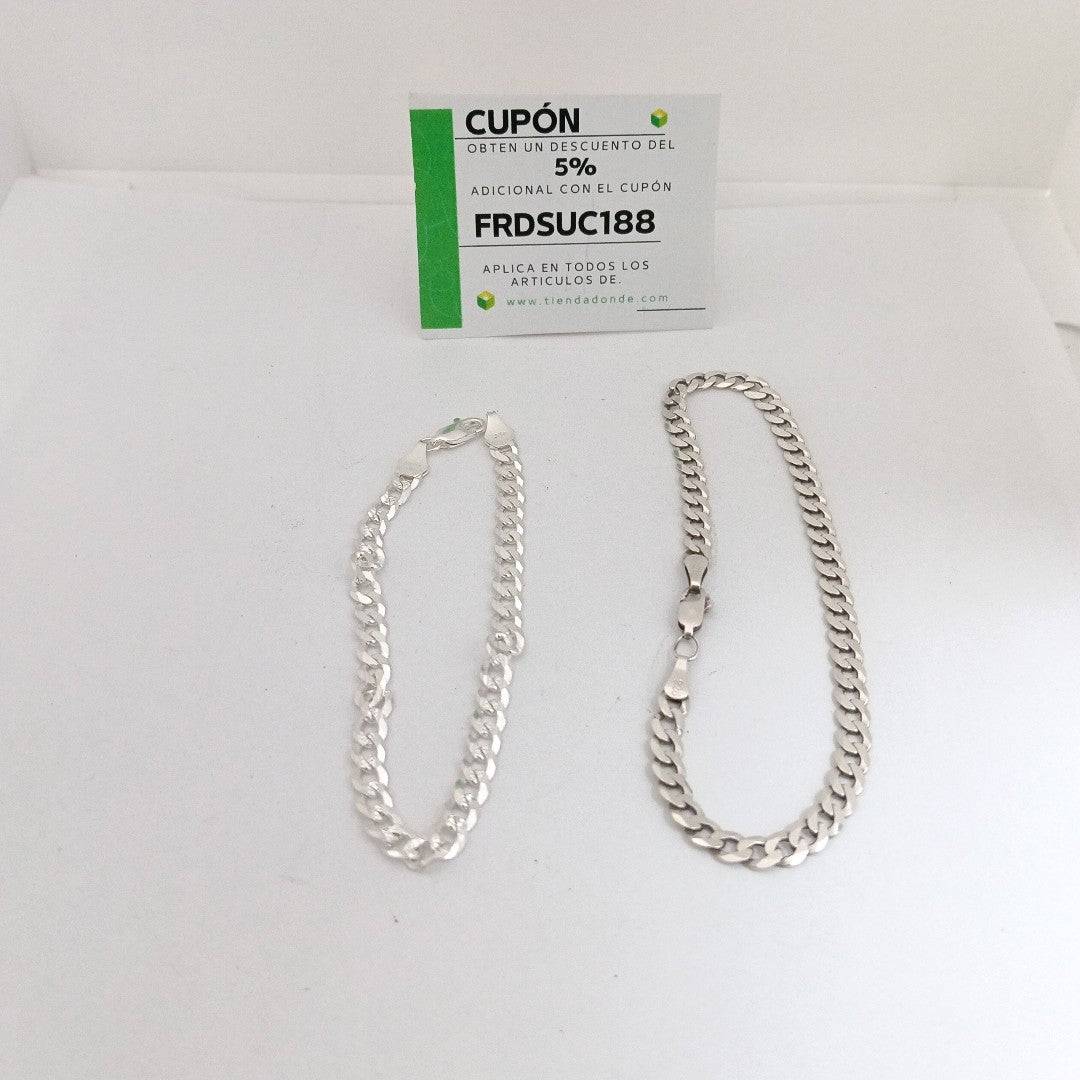 PULSERA PLATA 12.7 GRMS (SEMINUEVO)