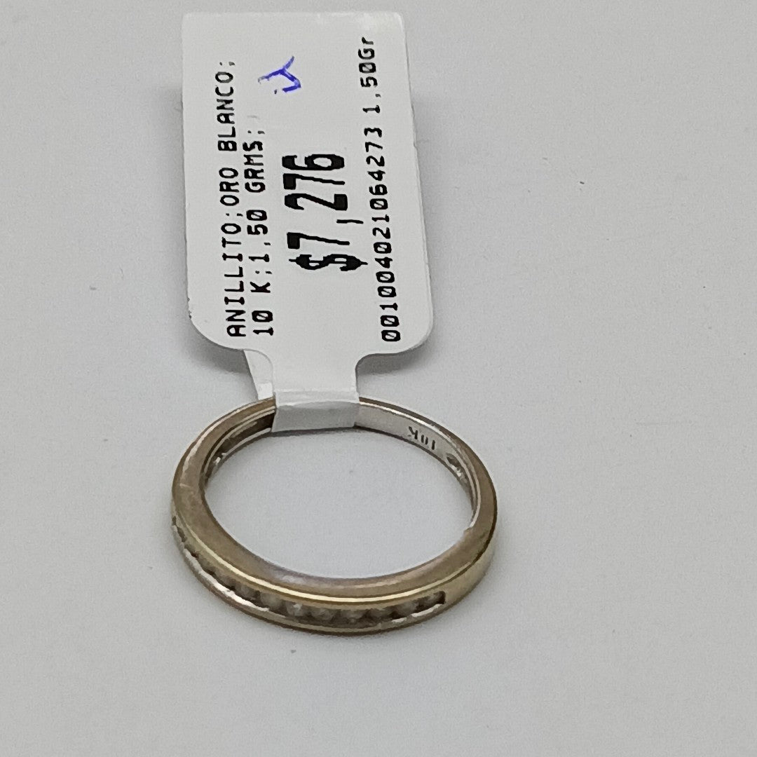 ANILLITO ORO BLANCO 10 K 1,50 GRMS (SEMINUEVO)