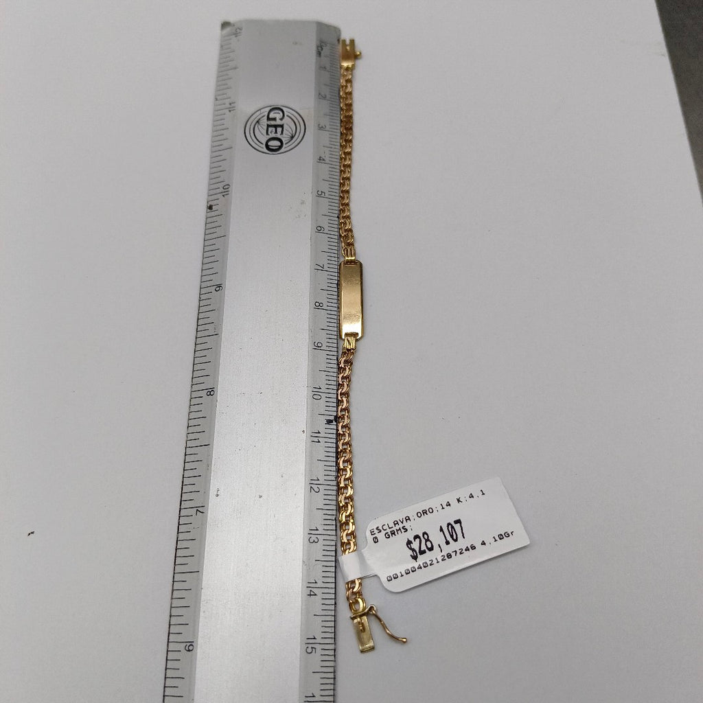 ESCLAVA ORO 14 K 4,10 GRMS (SEMINUEVO)