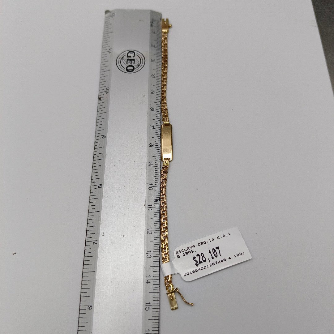 ESCLAVA ORO 14 K 4,10 GRMS (SEMINUEVO)
