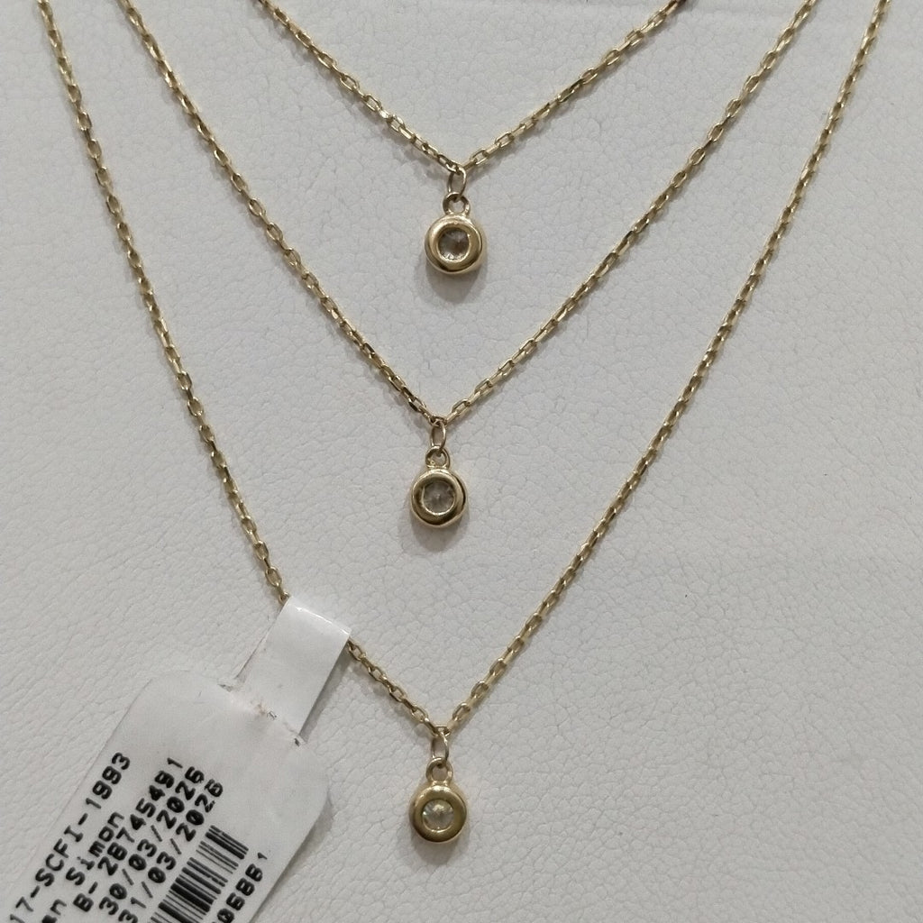 COLLAR ORO 14 K 2,80 GRMS (SEMINUEVO)