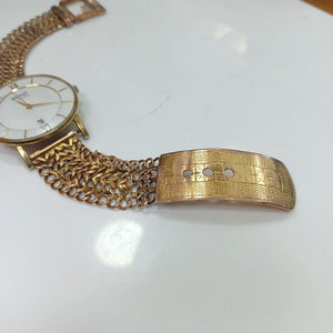 RELOJ CAJA ACERO PULSO ORO ORO 8 K 26.4 GRMS (SEMINUEVO)