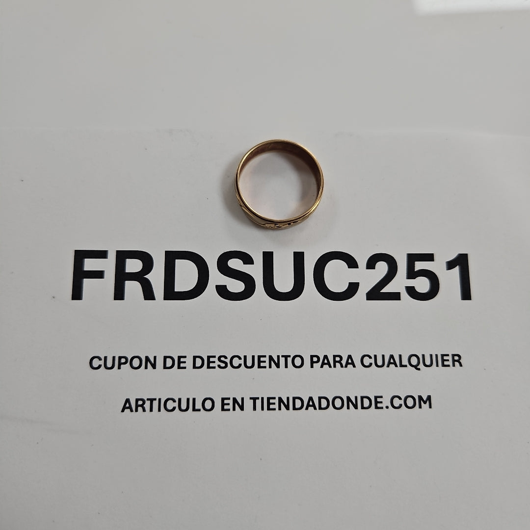 ARGOLLA ORO 10 K 1.9 GRMS (SEMINUEVO)