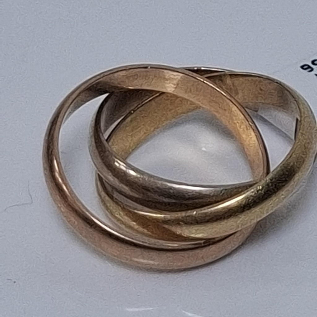 ARGOLLA ORO, ORO COMBINADO 16K 8.2 GRMS (SEMINUEVO)
