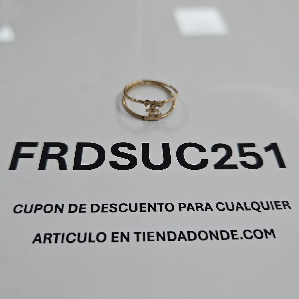 ANILLITO ORO 10 K 1.7 GRMS (SEMINUEVO)