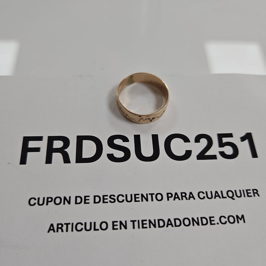 ARGOLLA ORO 10 K 3.3 GRMS (SEMINUEVO)