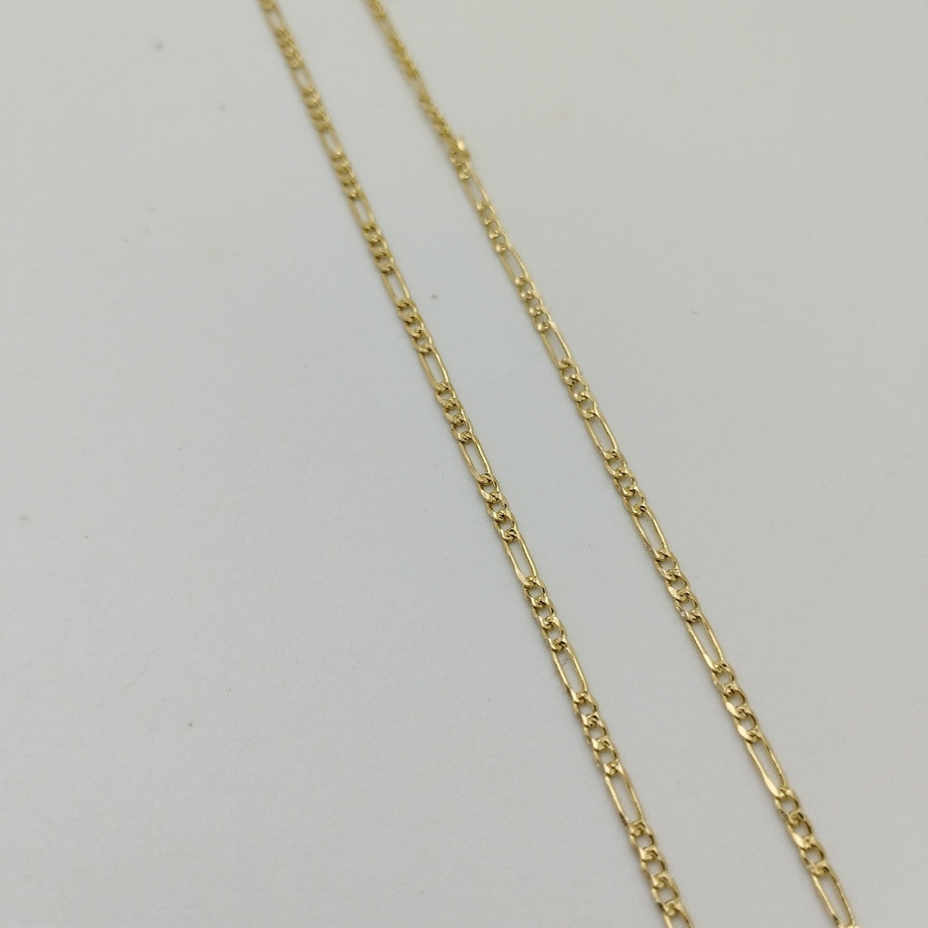 CADENAS 3X1 ORO 14K 55 CM 4 GR (NUEVO)