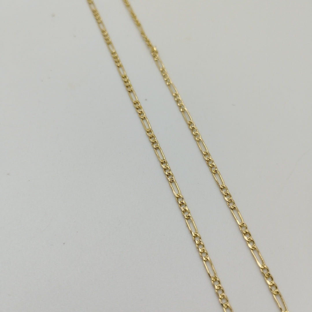 CADENAS 3X1 ORO 14K 55 CM 4 GR (NUEVO)