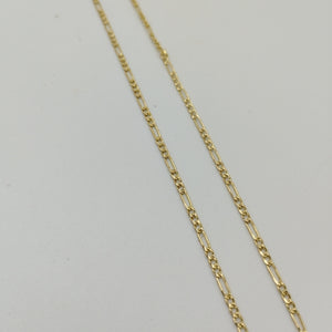 CADENAS 3X1 ORO 14K 55 CM 4 GR (NUEVO)