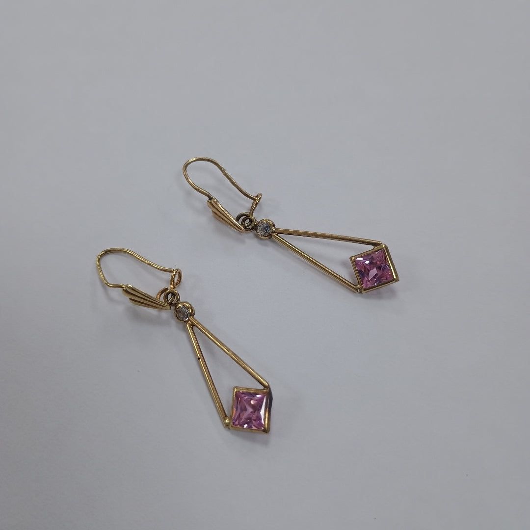 ARETES PAR ORO 10 K 1.6 GRMS (SEMINUEVO)