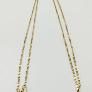 CADENAS TEJIDO BARBADA ORO 10K 55 CM 2.7 GR (NUEVO)