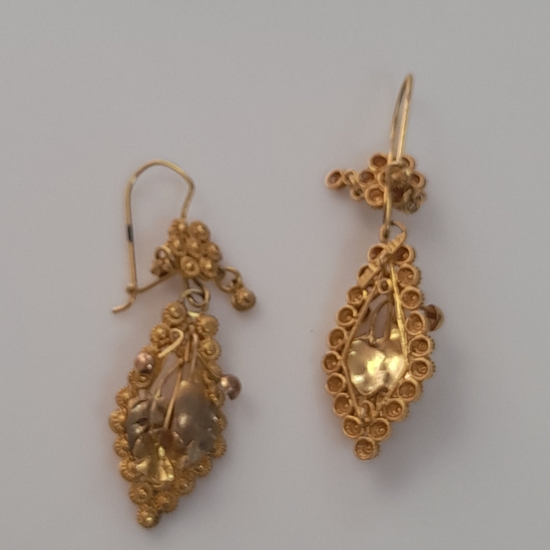 ARETES PAR ORO 10 K 6.3 GRMS (SEMINUEVO)
