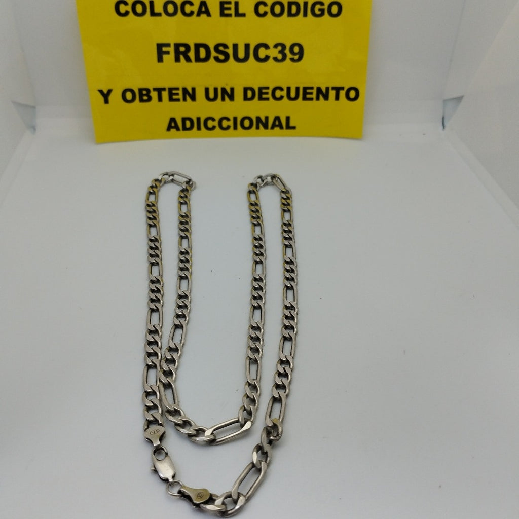 ANILLO, CADENA PLATA 101.2 GRMS (SEMINUEVO)