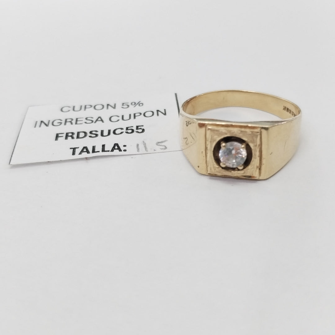ANILLO ORO 14 K 4.3 GRMS (SEMINUEVO)