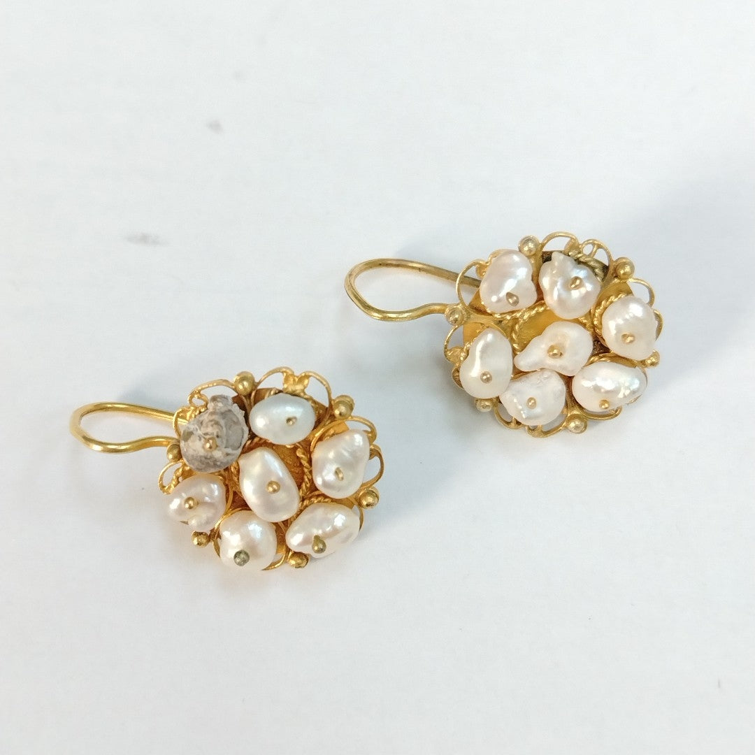 ARETES PAR ORO 8 K 8,50 GRMS (SEMINUEVO)