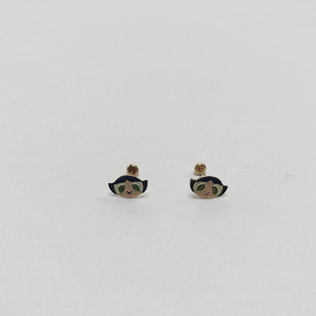 BROQUELES PAR ORO 14 K 0.4 GRMS (SEMINUEVO)