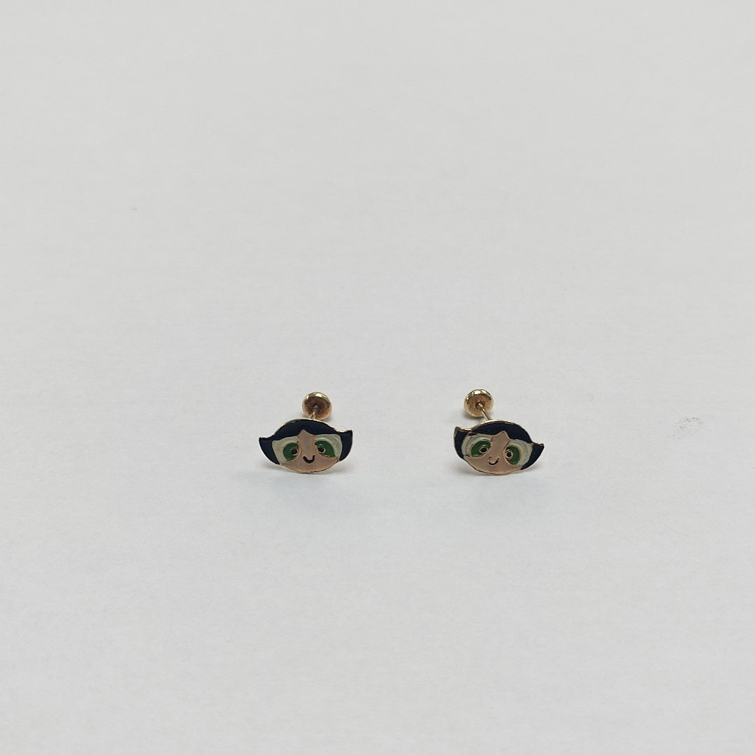 BROQUELES PAR ORO 14 K 0.4 GRMS (SEMINUEVO)