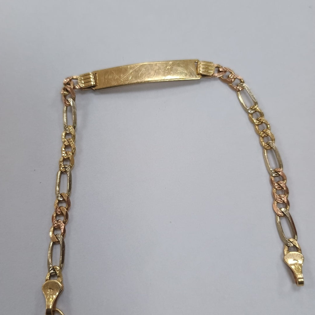 ESCLAVA ORO COMBINADO 14 K 4,60 GRMS (SEMINUEVO)