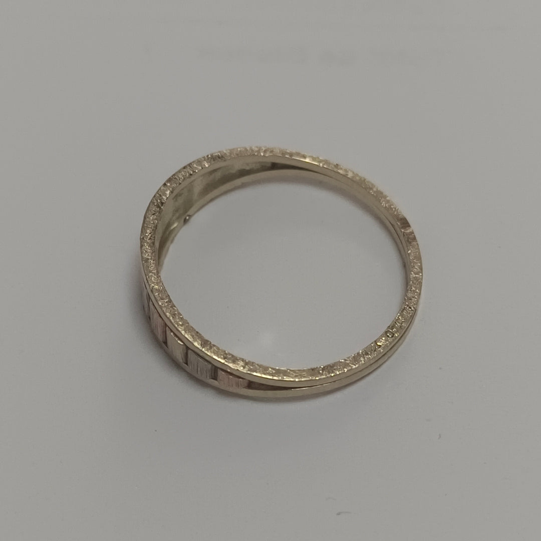 ARGOLLA ORO, ORO COMBINADO 14 K 1.9 GRMS (SEMINUEVO)