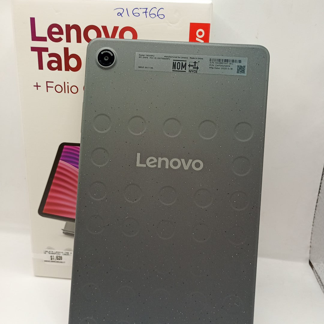 TABLETA LENOVO TAB ONE TB305FUXU (2025) 128 GB 4 GB RAM (SEMINUEVO)