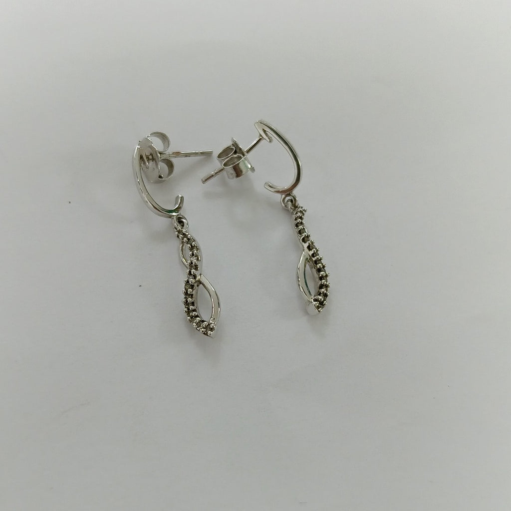 BROQUELES PAR ORO BLANCO 10 K 1,50 GRMS (SEMINUEVO)