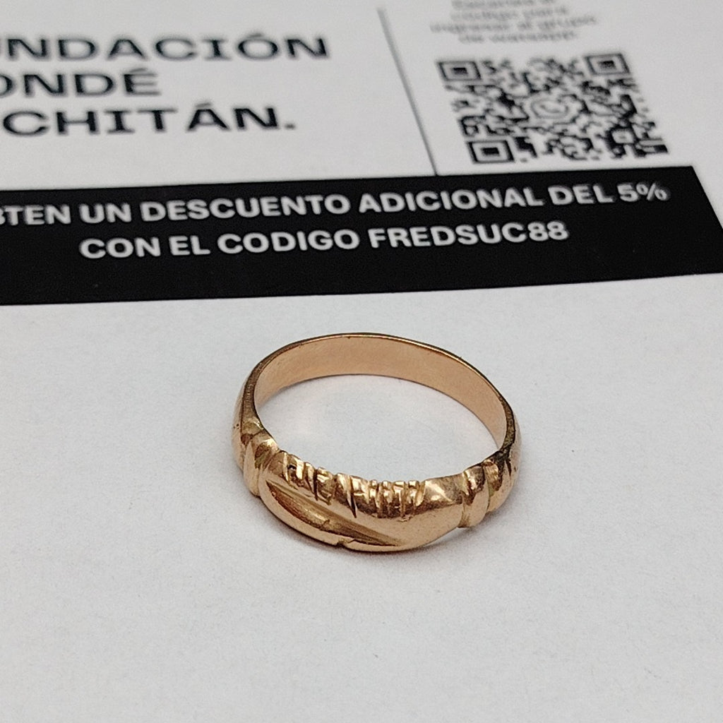 ANILLO ORO 10 K 3,60 GRMS (SEMINUEVO)