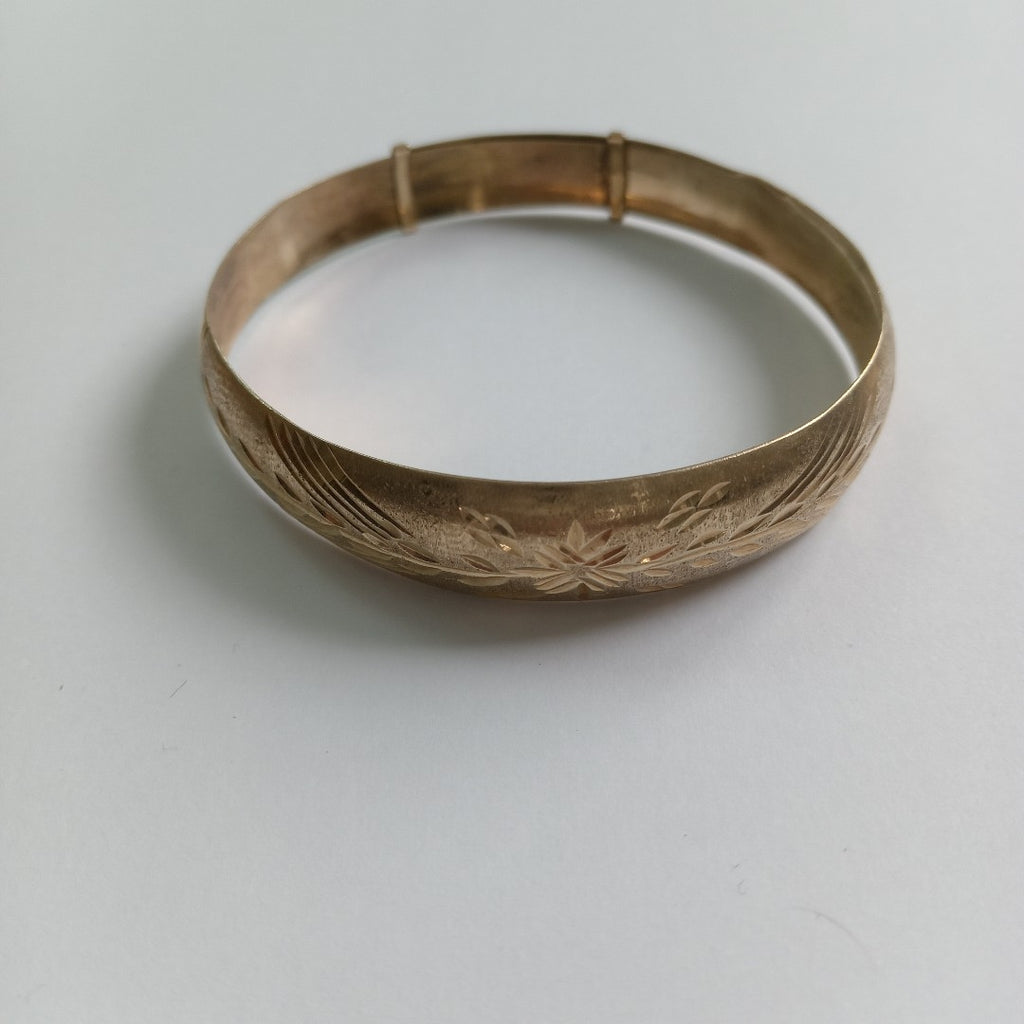PULSERA RIGIDA ORO 10 K 9.3 GRMS (SEMINUEVO)
