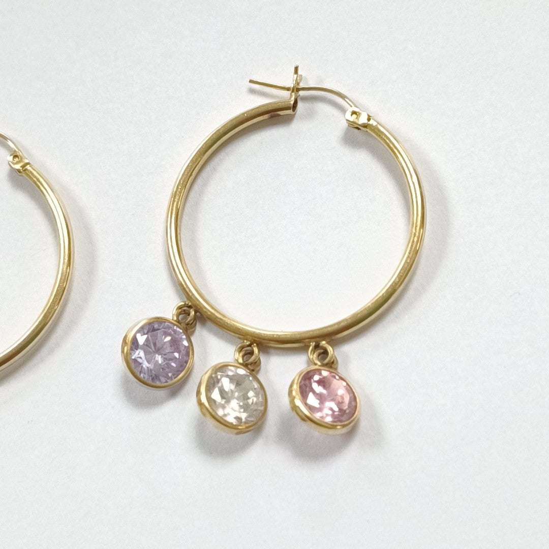 ARRACADAS PAR ORO 14 K 6,60 GRMS (SEMINUEVO)