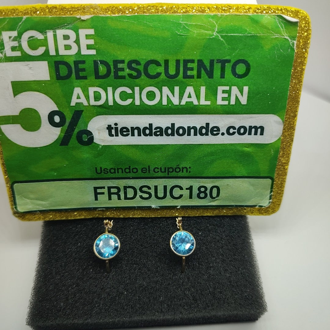 ARRACADAS PAR ORO 14 K 3.9 GRMS (SEMINUEVO)