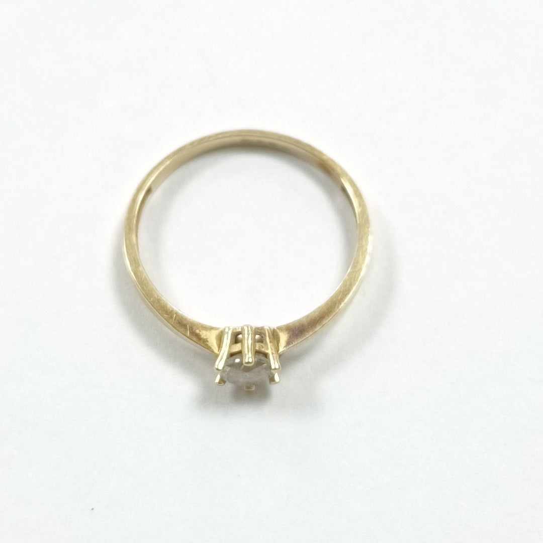 SOLITARIO ORO 14 K 1.8 GRMS (SEMINUEVO)