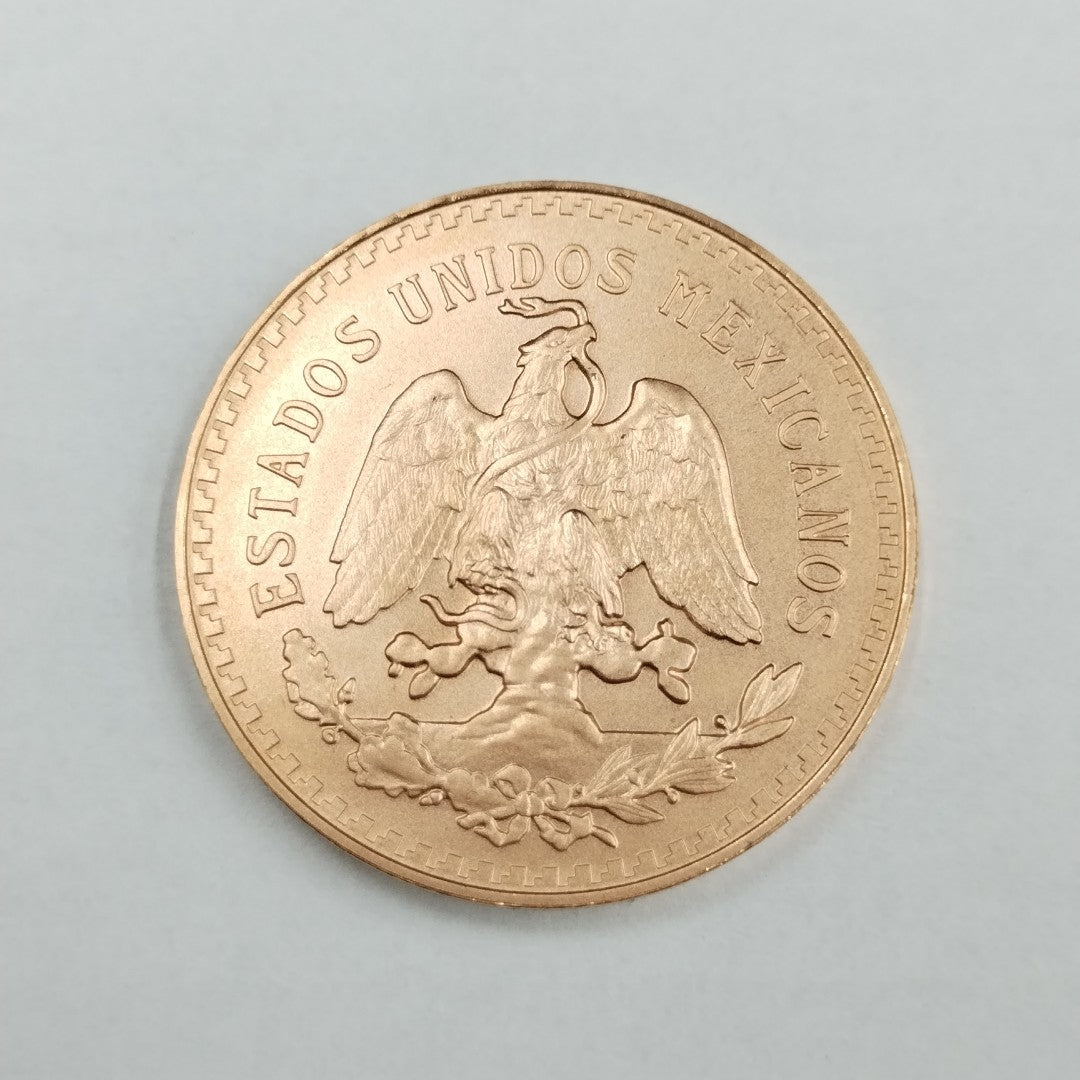 K1 41.6 GRMS 21 K IDENTIFICACIÓN MONEDA NOMINATIVA MONEDAS PESOS 50 PESOS (SEMINUEVO)