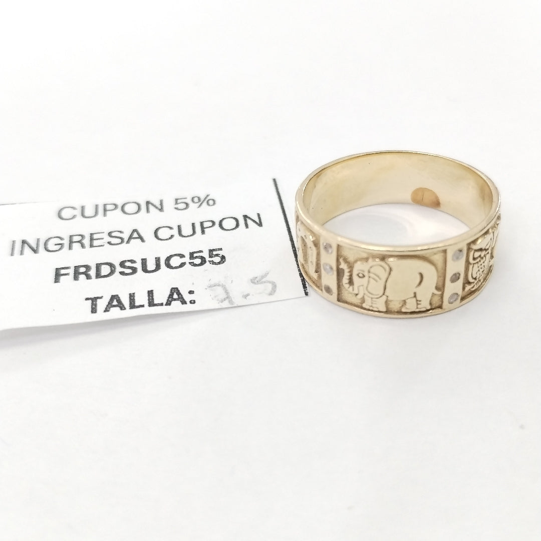 ANILLO ORO 14 K 4.3 GRMS (SEMINUEVO)