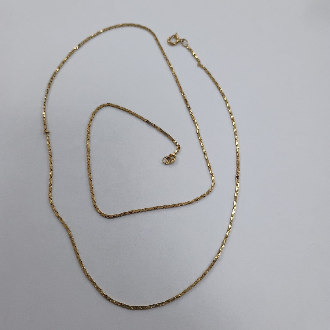 CADENA ORO 14 K 3,20 GRMS (SEMINUEVO)
