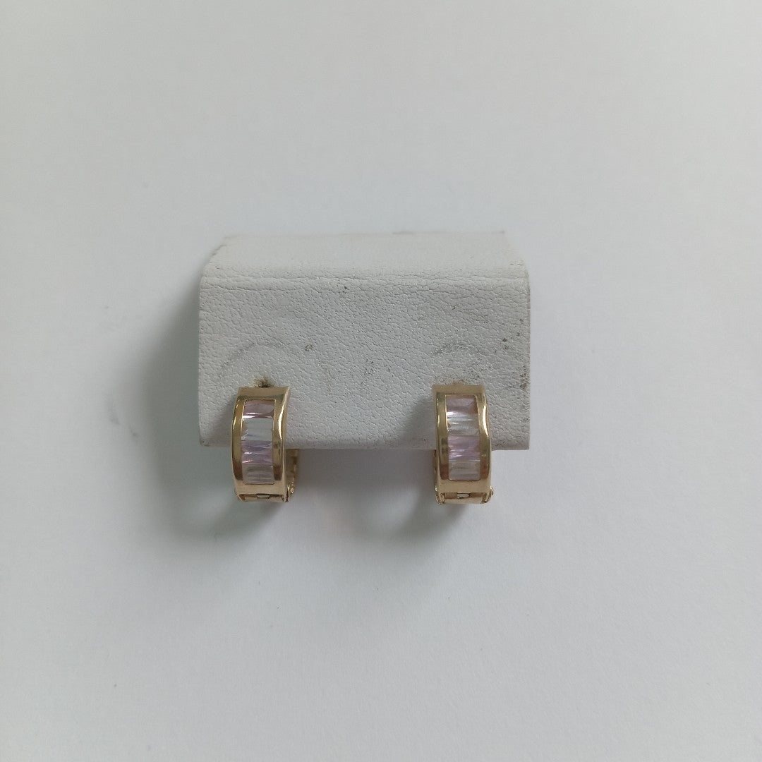 ARRACADAS PAR ORO 10 K 1.5 GRMS (SEMINUEVO)