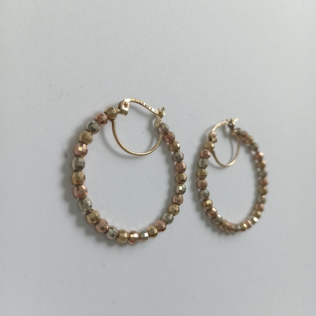 ARRACADAS PAR ORO 10 K 3.2 GRMS (SEMINUEVO)