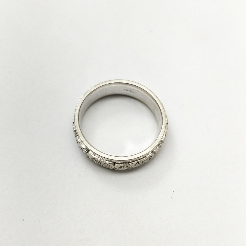 ARGOLLA ORO,ORO BLANCO 14 K 7,40 GRMS (SEMINUEVO)