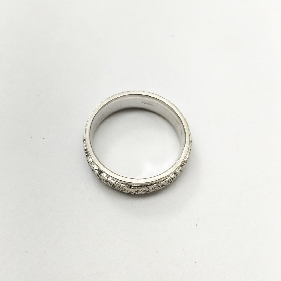 ARGOLLA ORO,ORO BLANCO 14 K 7,40 GRMS (SEMINUEVO)