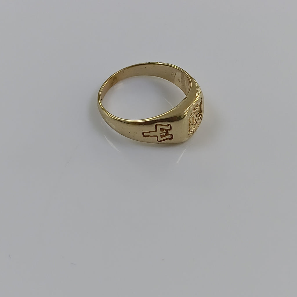 ANILLO DE GRADUACIÓN ORO 14 K 5.2 GRMS (SEMINUEVO)