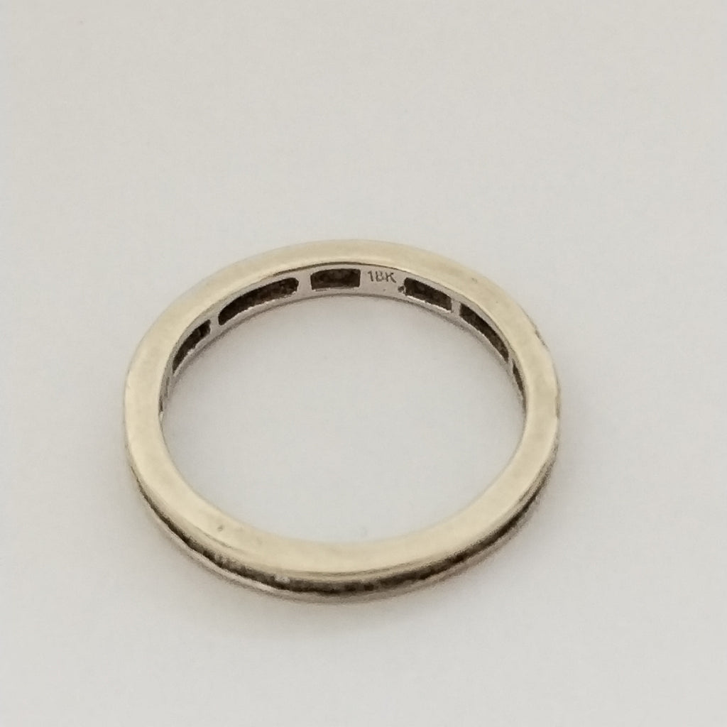 ANILLO ORO BLANCO 18 K 2,00 GRMS (SEMINUEVO)
