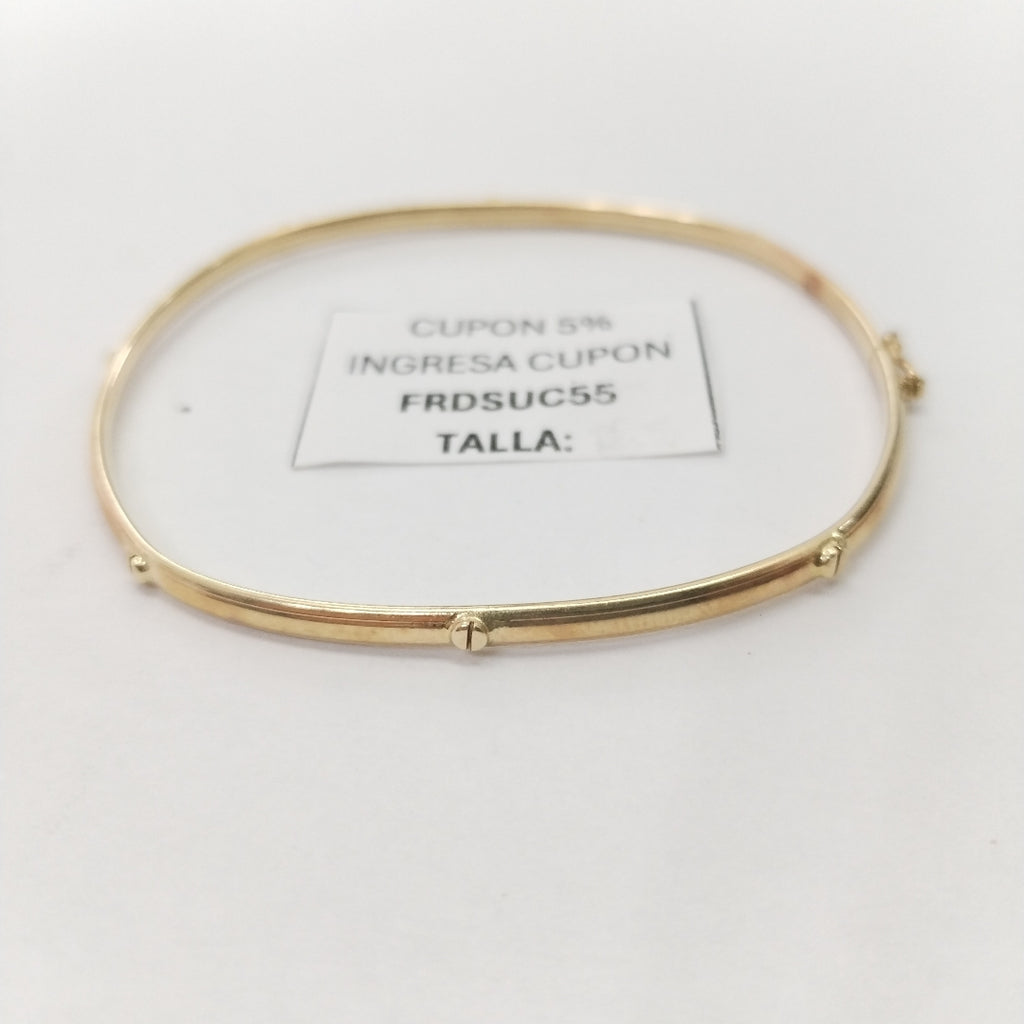 PULSERA RIGIDA ORO 10 K 5.1 GRMS (SEMINUEVO)