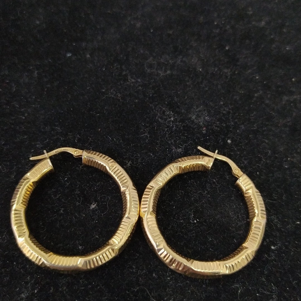 ARRACADAS PAR ORO 14 K 2,10 GRMS (SEMINUEVO)