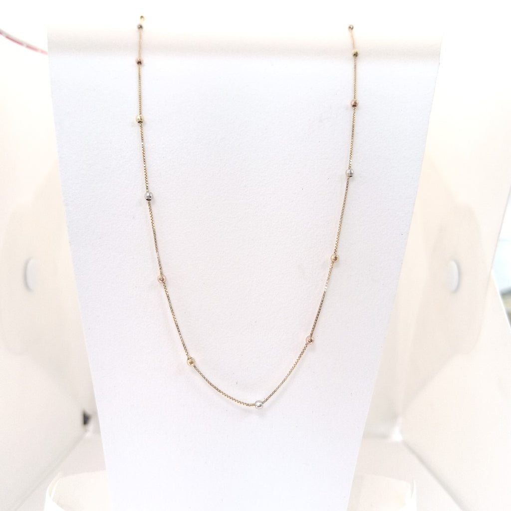 GARGANTILLA ORO,RODIADO 14 K 2,40 GRMS (SEMINUEVO)