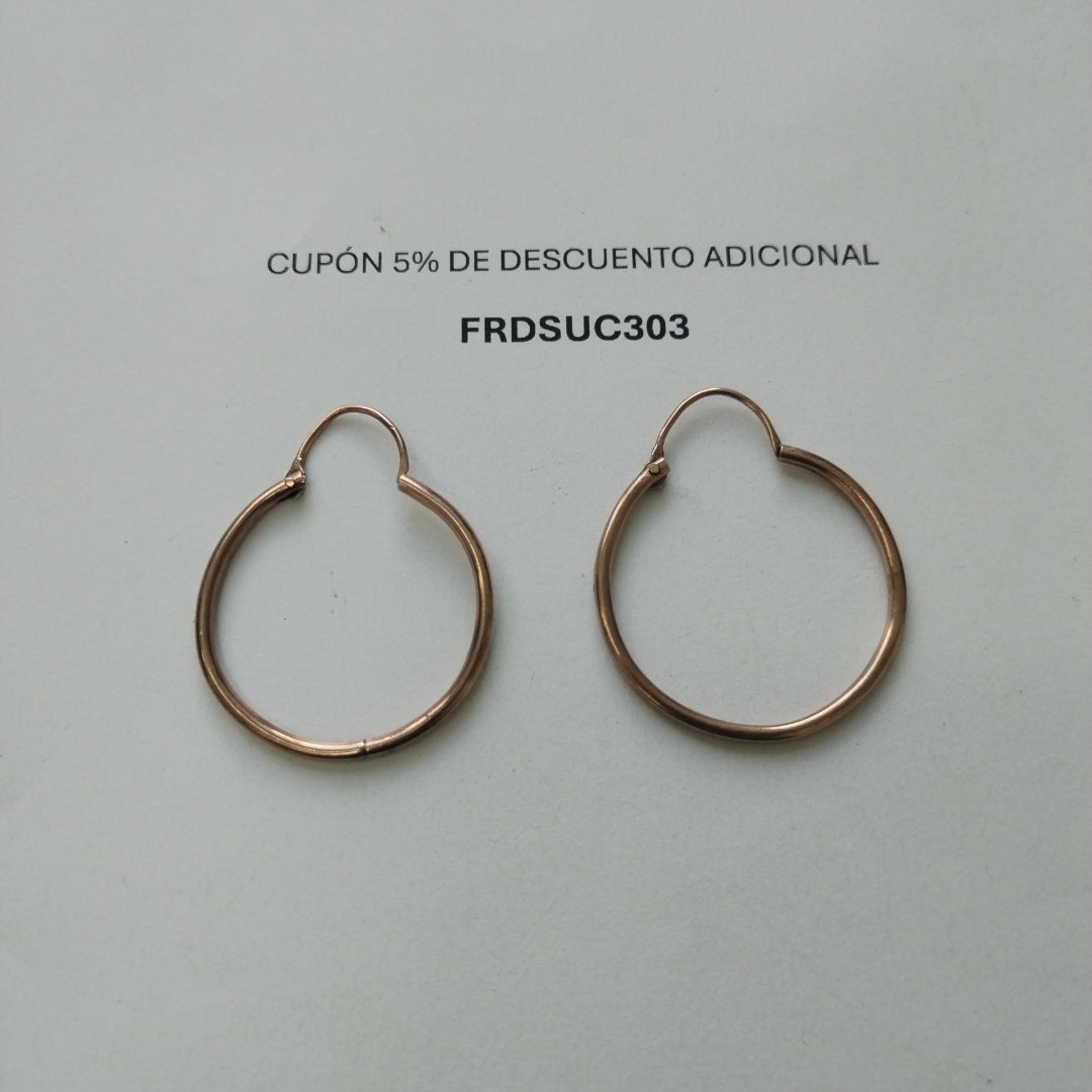 ARRACADAS PAR ORO 8 K 2.4 GRMS (SEMINUEVO)